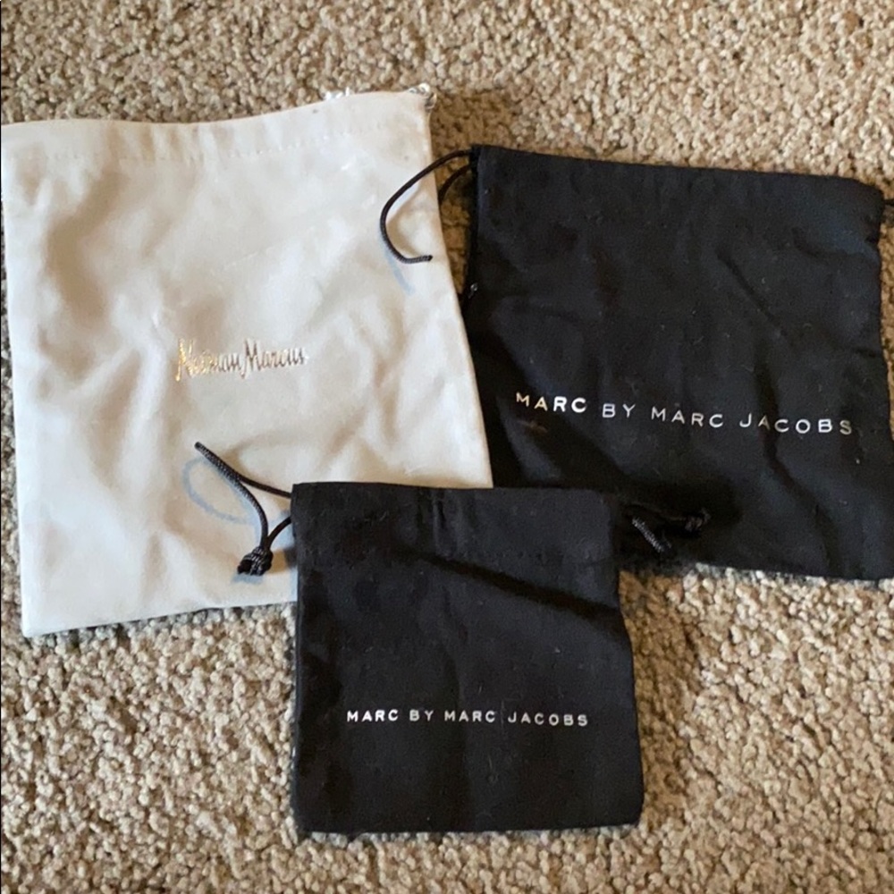 3 Designer Draw String Pouches